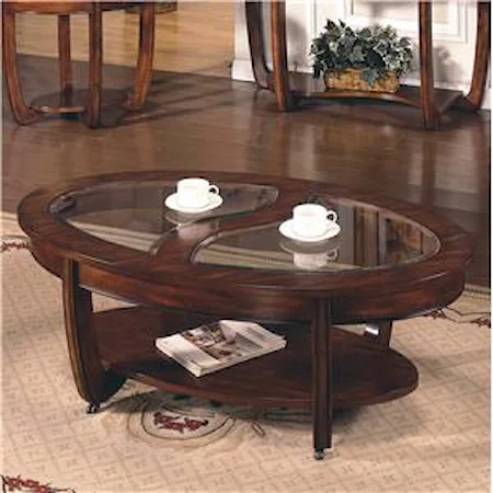 Cocktail Table with Casters